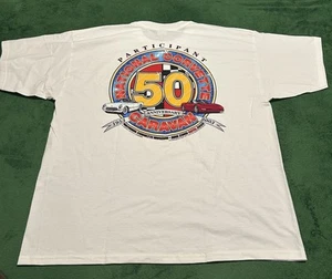 Vintage National Chevy Corvette 50th Anniversary Car Graphic T-Shirt Size 2XL - Bild 1 von 7