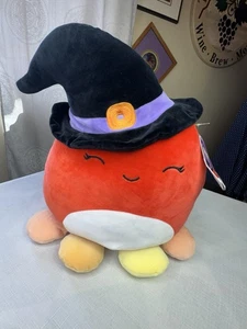 Squishmallows Halloween 20” Detra the Octopus Witch Animal Plush Doll Toy - Picture 1 of 11