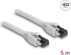 Delock RJ45 Cat.8.1 S/FTP Netzwerkkabel 5m auf 40gbps grau (80562) - Bild 1 von 1