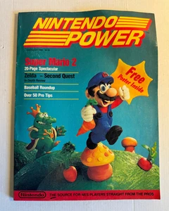 Nintendo Power Magazine July August 1988 FIRST ISSUE + Zelda Poster Inserts - Picture 1 of 13