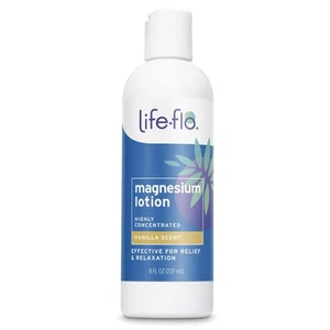Life-flo Magnesium Lotion, Vanilla Scent - Relief and Relaxation with Magnesi... - Picture 1 of 6