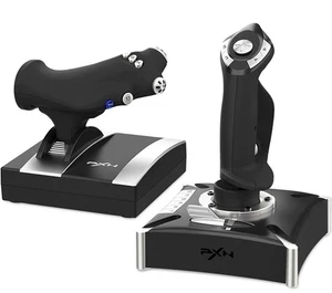 PXN-2119 Pro Flight Simulator controlla Flight Stick con vibrazione per PS4 Xbox - Foto 1 di 15