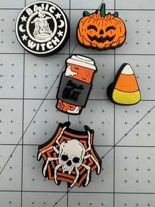 Lot of 5 Jibbitz Shoe Charms for Crocs – Halloween Theme - Picture 1 of 1