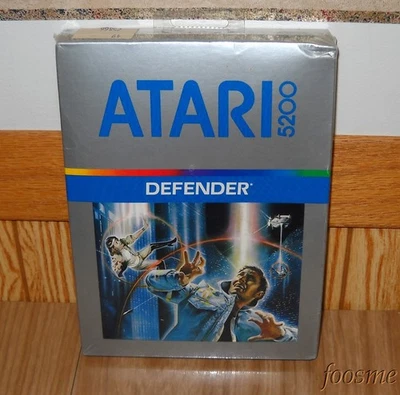 老式 ATARI 5200 Defender 游戏 1982 年原厂密封盒 — 第 1/3 张图片