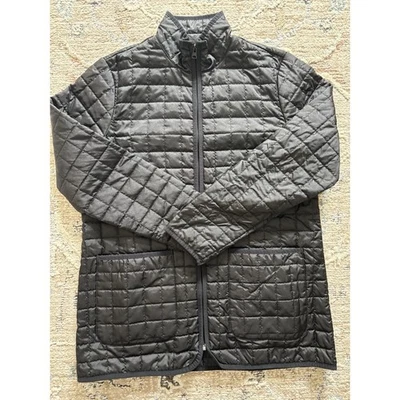 Lands End Jacket Womens Medium Black Quilted Outdoor Preppy Classic Fall - Image 1 of 4