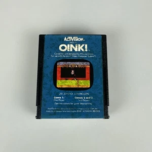 Oink Atari 2600 Spiel Cartridge Vintage 1982 getestet  - Bild 1 von 4