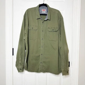 Wrangler Flex For Comfort verde informal con botones para hombre 3XL - Imagen 1 de 5