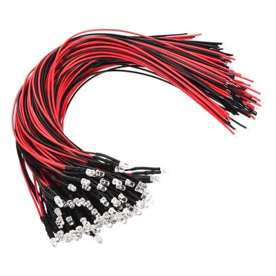 3mm LED Diode Licht, 100 Stück 9-12V DC, Mini LED, Lila, für RC DIY - Bild 1 von 4