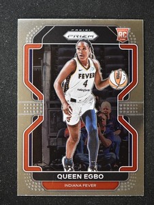 2022 Prizm WNBA Basketball Base #190 Queen Egbo - Indiana Fever