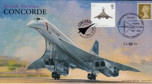 AV600 BAC CONCORDE Cubierta Aniversario Filton Vuelo Final 2004/2023 Matasellos - Imagen 1 de 1