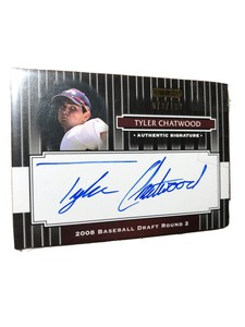 2008 Razor Signature Series Black #164 Tyler Chatwood Autograph /199 