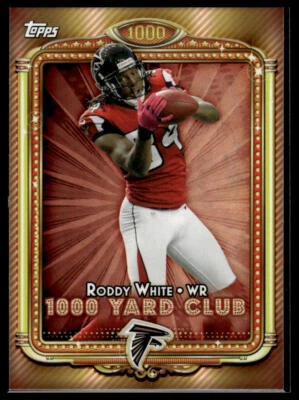 2013 Topps #15 Roddy White 1000 Yard Club - Image 1 of 2