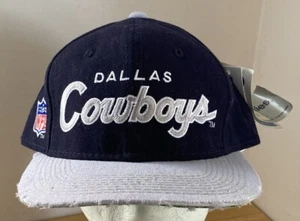 Cappello berretto vintage Dallas Cowboys aderente 7 1/4 specialità sportive blu NFL NUOVO CON ETICHETTE - Foto 1 di 11