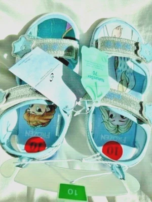 Sandalias iluminadas Anna & Elsa Frozen 2 de Disney para niñas pequeñas❤️ Talla 8 O talla 10 Nuevas con etiquetas Foto 1 de 4