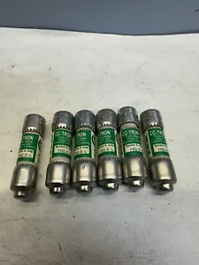 BUSSMANN CC-TRON FNQ-R-1/4 (LOT OF 6) 1/4A/600V TEST GOOD NEW FREE SHIPPING - Picture 1 of 4