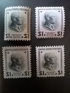 1938 Sc# 834 MNH $1 Wilson- one of four shown - Picture 1 of 1