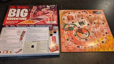 Mr. Bacon's Big Adventure 2009 Accoutrements/Archie McPhee Board Game NICE - Image 1 of 4
