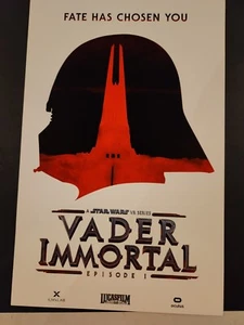 Darth Vader Immortal Poster 11x17 Star Wars Celebration Exclusive Chicago 2019 - Picture 1 of 1