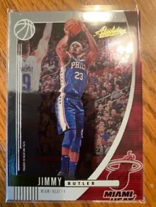 2019-20 Panini Absolute Memorabilia #50 Jimmy Butler Heat, 76ers, Bulls, TWolves - Picture 1 of 1