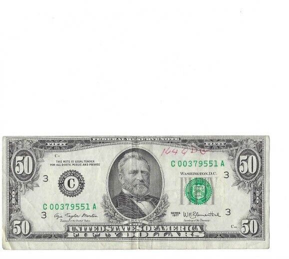 Is this $50 bill worth anything? (Misaligned) : r/papermoney