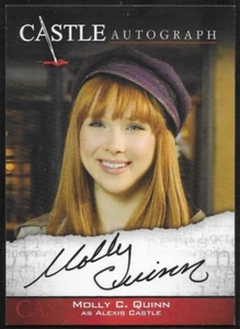 2014 Cryptozoic Castle S3&4 AUTOGRAPH card – Molly Quinn A02 auto as Alexis c - Picture 1 of 2