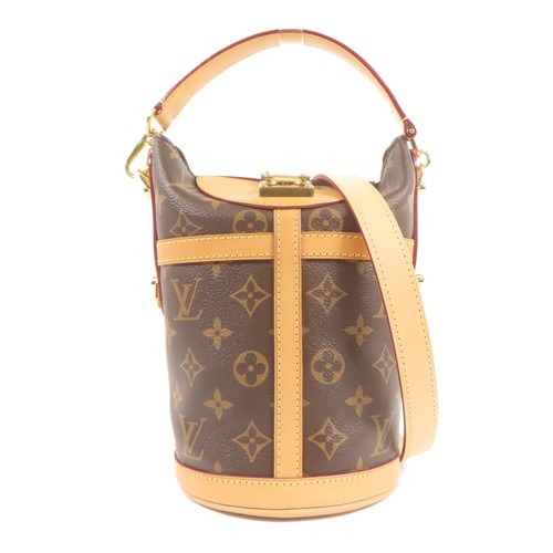 LOUIS VUITTON（LV） Borsa a tracolla Louis Vuitton LV GHW Duffle 2 vie borsa a mano M43587 monogramma marrone