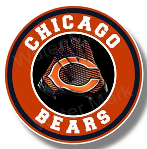 Chicago Bears Vinyl Sticker Decal 12 Different Size Car Windows Football USA - Picture 1 of 2
