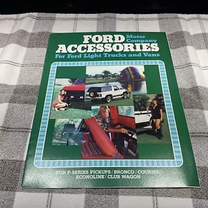 Ford Accessori 1980 Brochure Pickup F-150 250 Bronco Econoline Furgone Corriere - Foto 1 di 6