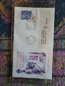 Centennial of the Statue of Liberty~1st Day Issue~July 4, 1986 with stamp - Picture 1 of 2