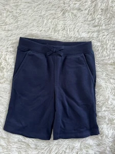 THE CHILDREN’s Place Girl’s Uniform Blue Shorts Size 7-8 Medium - Picture 1 of 3