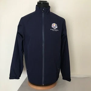 2023 Ryder Cup ProQuip Waterproof Golf Jacket – Medium – Navy Blue Official Team - Picture 1 of 9
