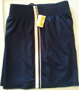 C9 Girls Athletic Mesh Shorts XS Blue White Stripe Elastic Waist 4.75" Inseam - Picture 1 of 22