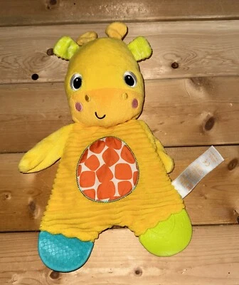 Juguete de peluche para bebé Bright Starts Snuggle & Teethe Giraffe Lovey Lovie Foto 1 de 4