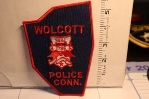 police patch WOLCOTT POLICE CONNECTICUT - Picture 1 of 1