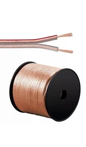 Cable/cable de altavoz de 100 m o (2 x anillos de 50 m) 2 x 4 mm 12 AWG de varias hebras revestido de cobre - Imagen 1 de 1