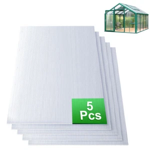 5/14 x plaques plaques plaques à double barre polycarbonate 4/8 mm plaques à chambre creuse - Photo 1/10