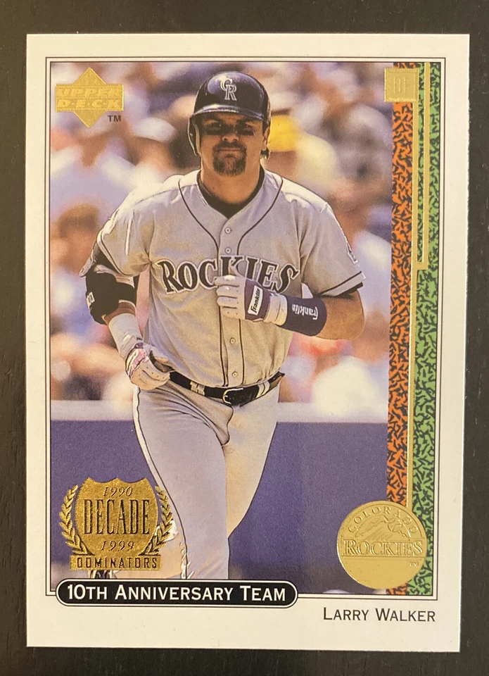 1998 Upper Deck 10th Anniversary Team Insert LARRY WALKER #x29 Expos Rockies - Image 1 of 2