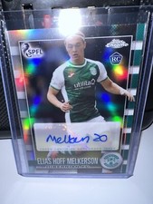 Topps Chrome SPFL 22/23 Elias Hoff Melkerson Hibs Hibernian Auto Autograph Card
