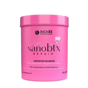 Richee Repositor de Massa Richée Nanobtx Repair Deep Hair Mask 1Kg / 35.27 fl oz - Picture 1 of 3