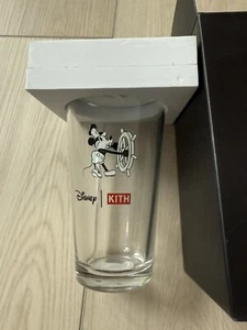 Kith 20s Mickey Pint Glass Steamboat Willie Disney - Picture 1 of 3