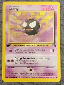 Gastly 33/62 Fossil Regular - Picture 1 of 2