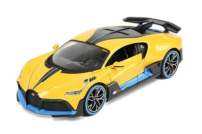 Bugatti Divo 2019 modelo de coche diecast escala 1/24 de Maisto - amarillo Foto 1 de 4