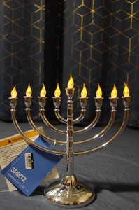 New Target Spritz Plastic Novelty Hanukkah Menorah with LED Lights NWT - Picture 1 of 3