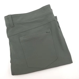 Mizzen & Main Helmsman Slim Chino Pant Mens 36x30 Green Performance Wicking Golf - Picture 1 of 14