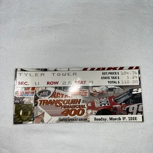 Biglietto TranSouth Financial 400 NASCAR Winston Cup Darlington Stub 19 marzo 2000 - Foto 1 di 2