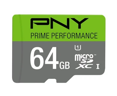 PNY P-SDUX64U185GW-GE 64GB Prime Performance Memory Card - Image 1 of 2