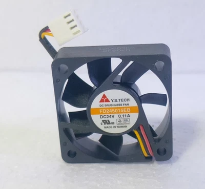 Y.S. Tech FD245015EB 24V DC Brushless Lüfter 50mm x 50mm x 15mm 3-Draht - Bild 1 von 4