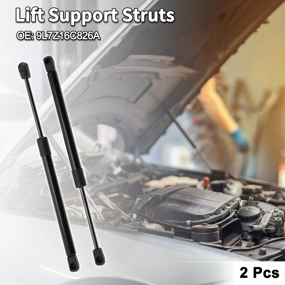 Soportes de elevación del capó delantero puntales No.9L7Z16C826A para Chevrolet Corvette 1997-2004 Foto 1 de 4
