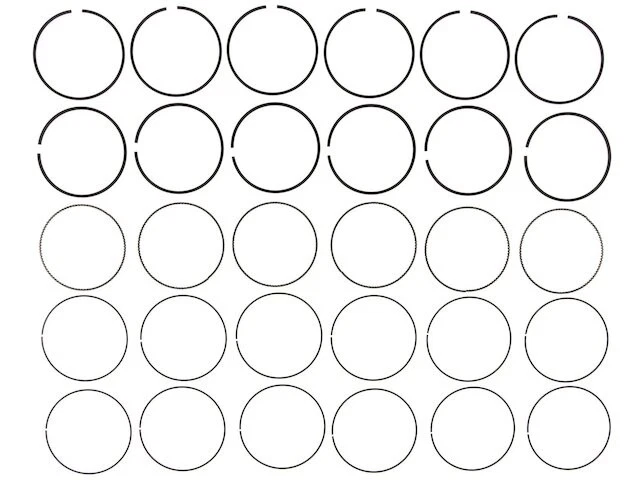 Juego de anillos de pistón Mahle 28YCPR88 para Oldsmobile Bravada 2003 2004 Foto 1 de 1