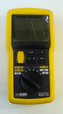 Megohmímetro AEMC Modelo 1045, Para Piezas/Reparación Foto 1 de 4
